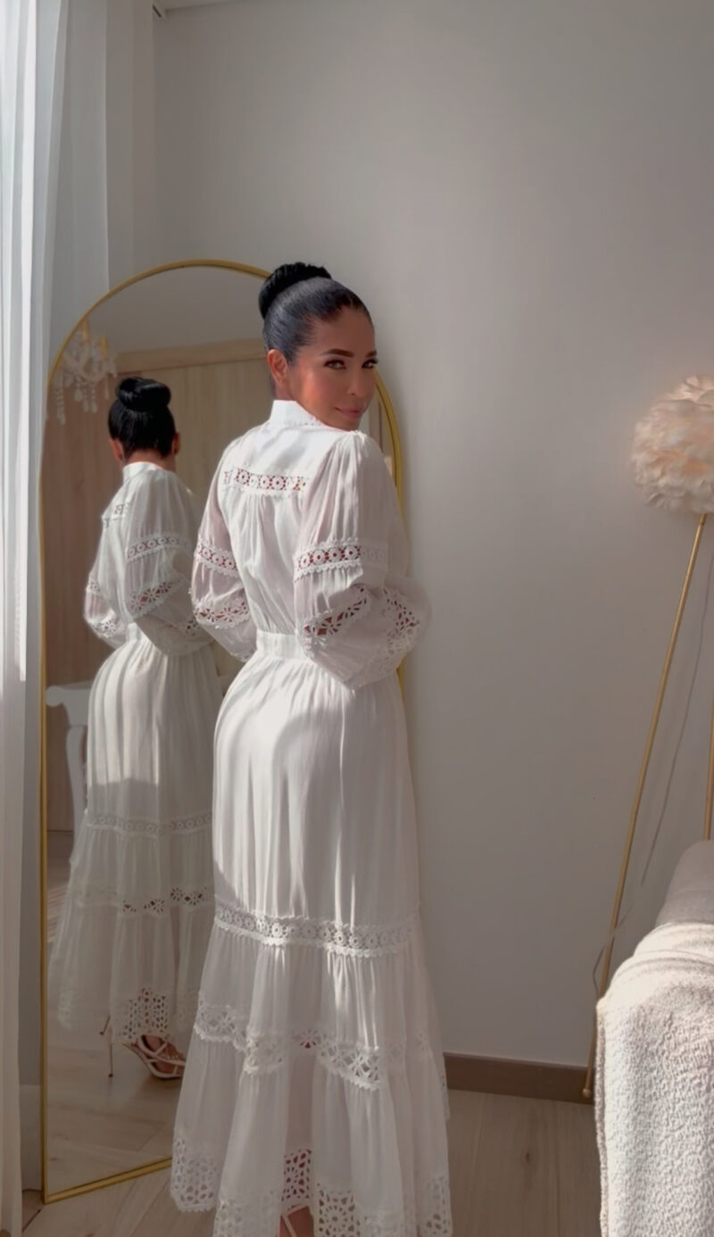VESTIDO BLANCO   REF:11475 - Imagen 2