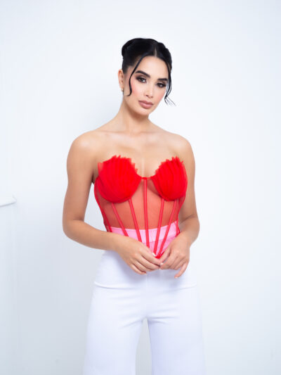 CORSET  ROJO REF:3692