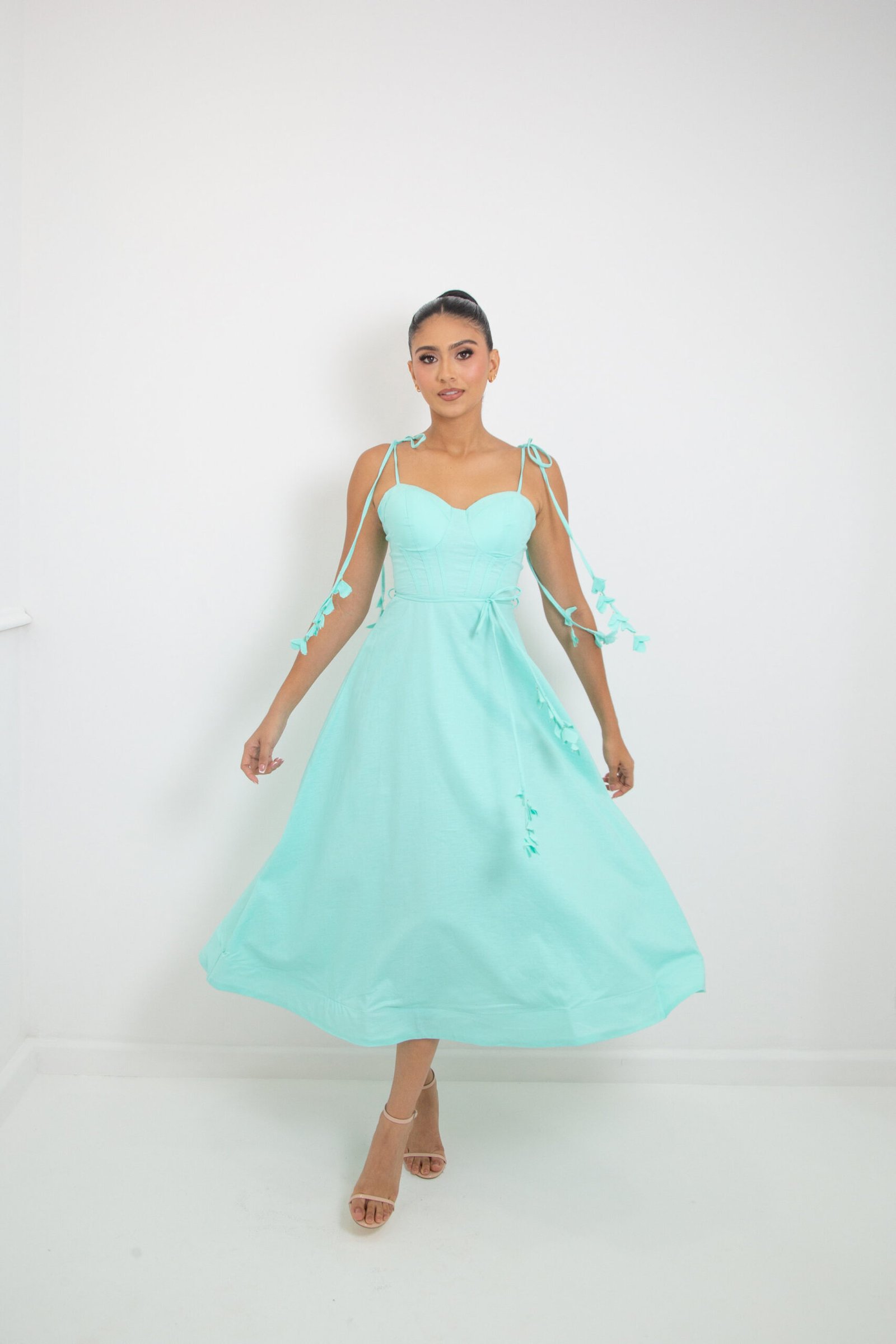 VESTIDO MENTA  REF:1003