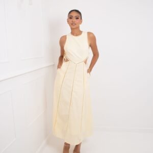 VESTIDO AMARILLO REF:0287