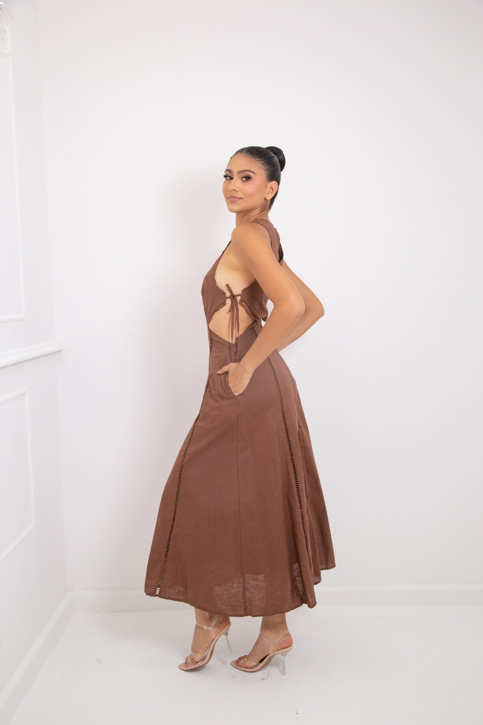 VESTIDO CAFE REF:0287 - Imagen 4
