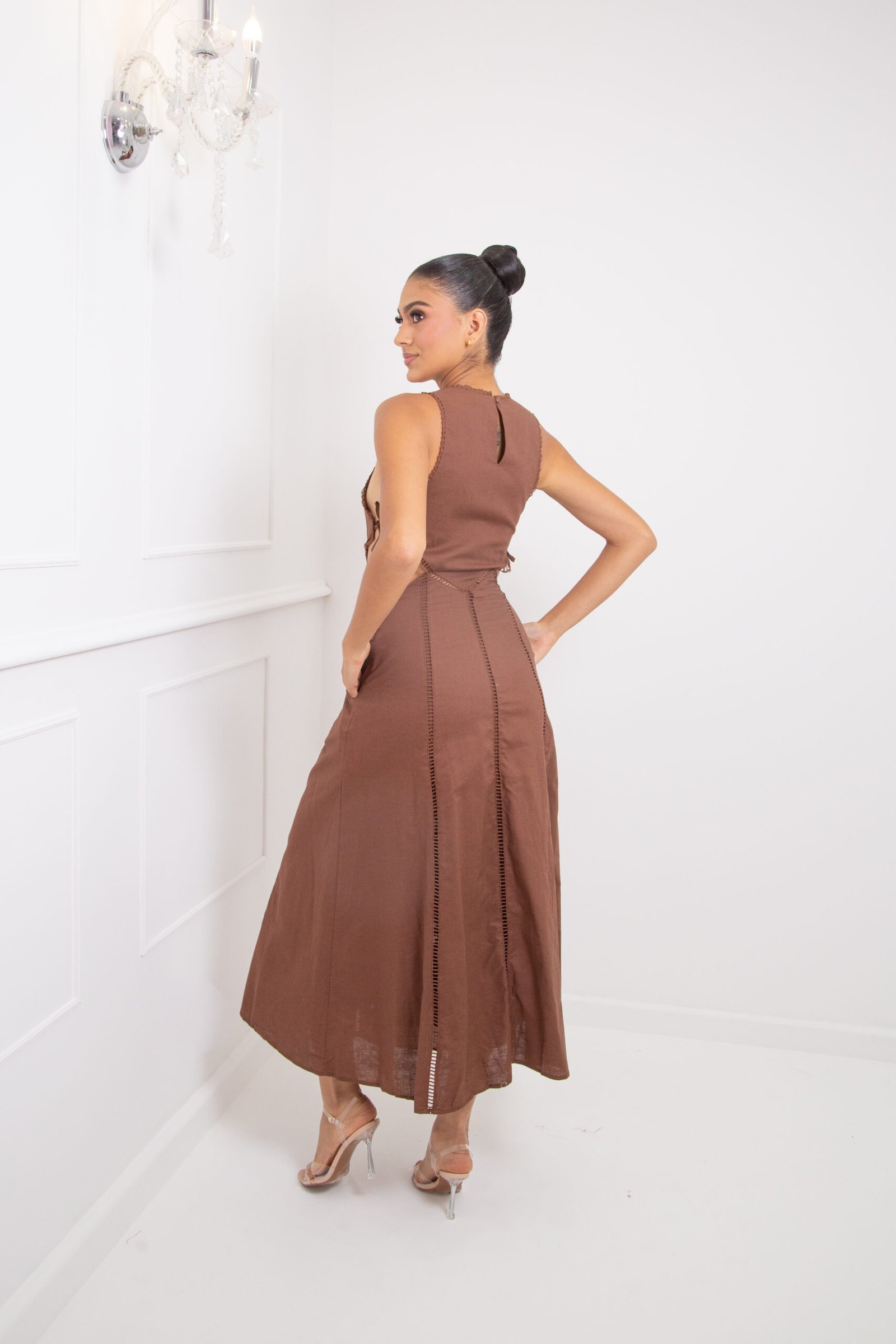 VESTIDO CAFE REF:0287 - Imagen 2