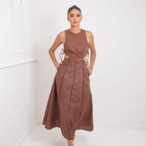 VESTIDO CAFE REF:0287