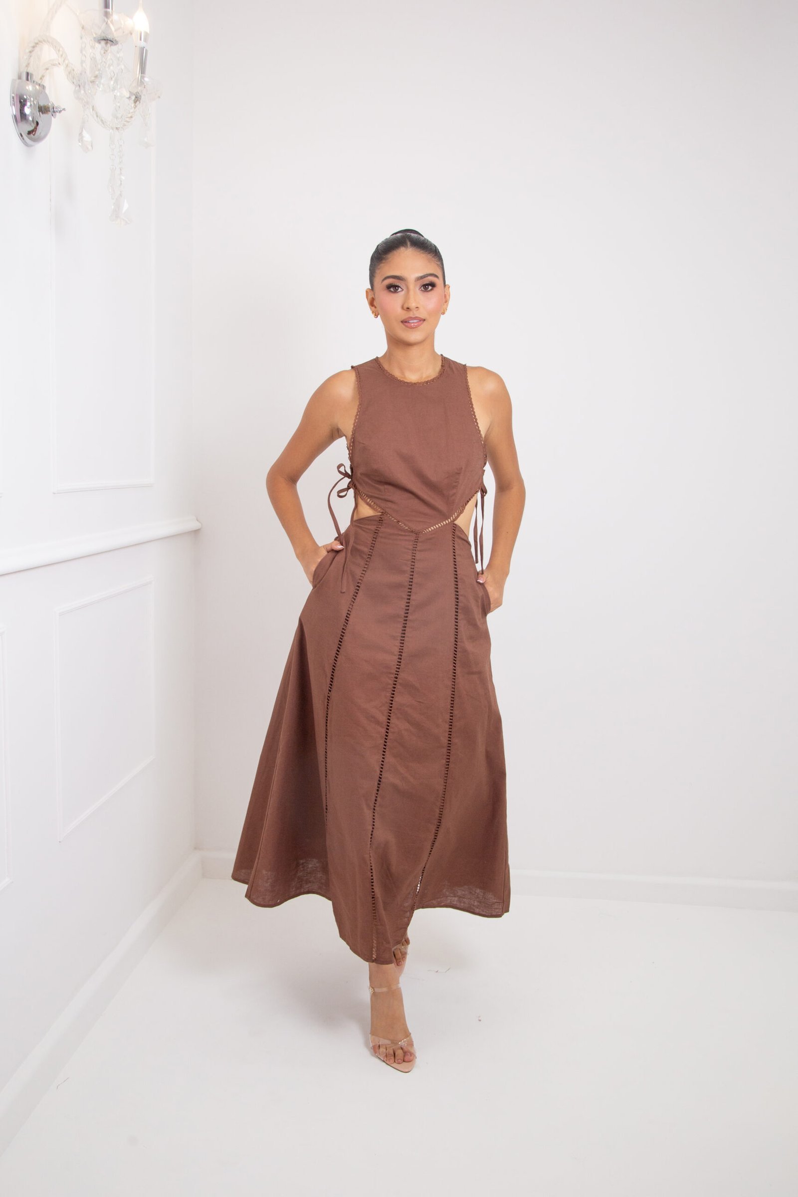 VESTIDO CAFE REF:0287