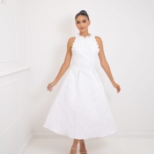 VESTIDO TEXTURA FLOR REF:15073