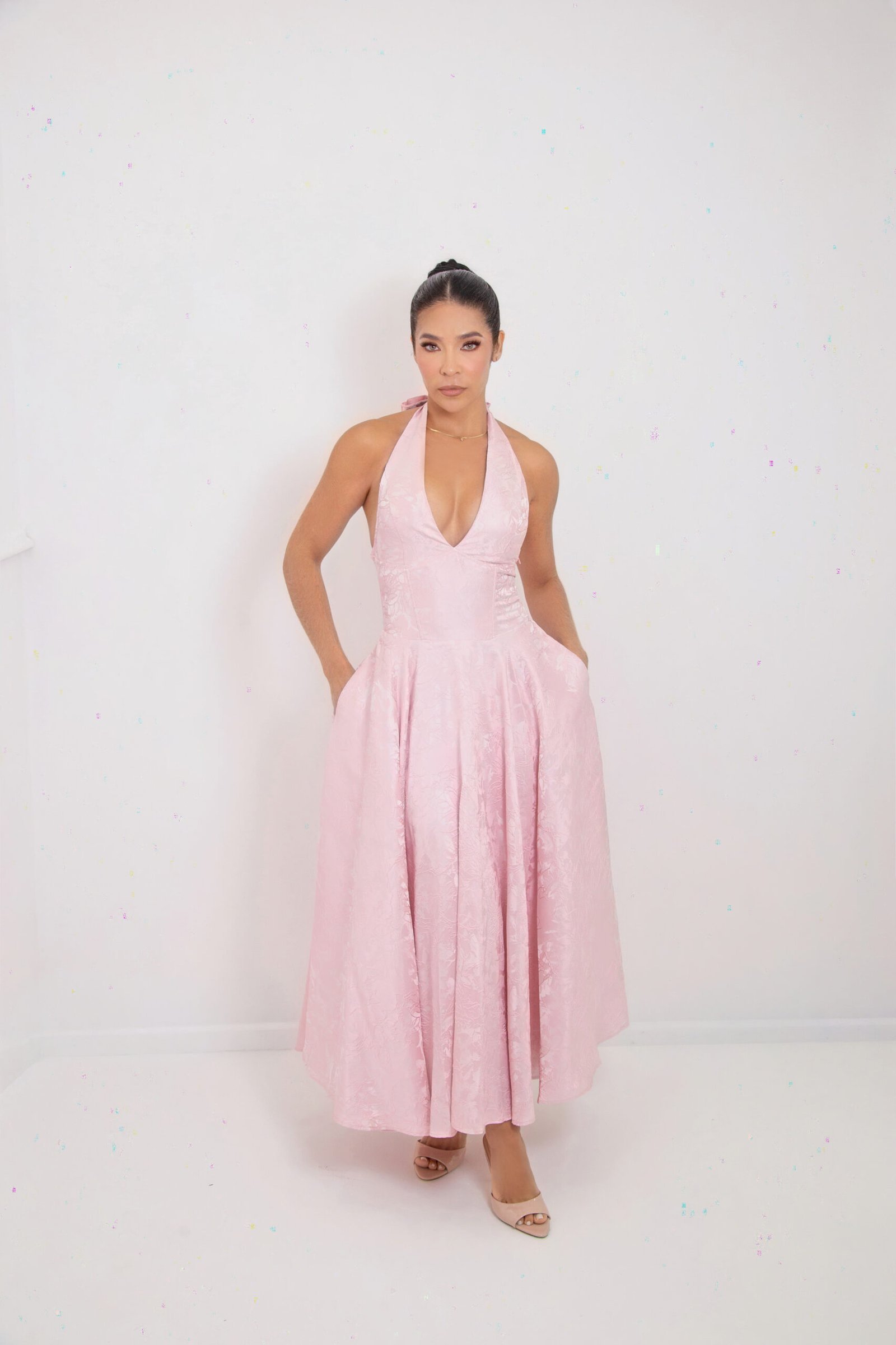VESTIDO ROSA REF:2300