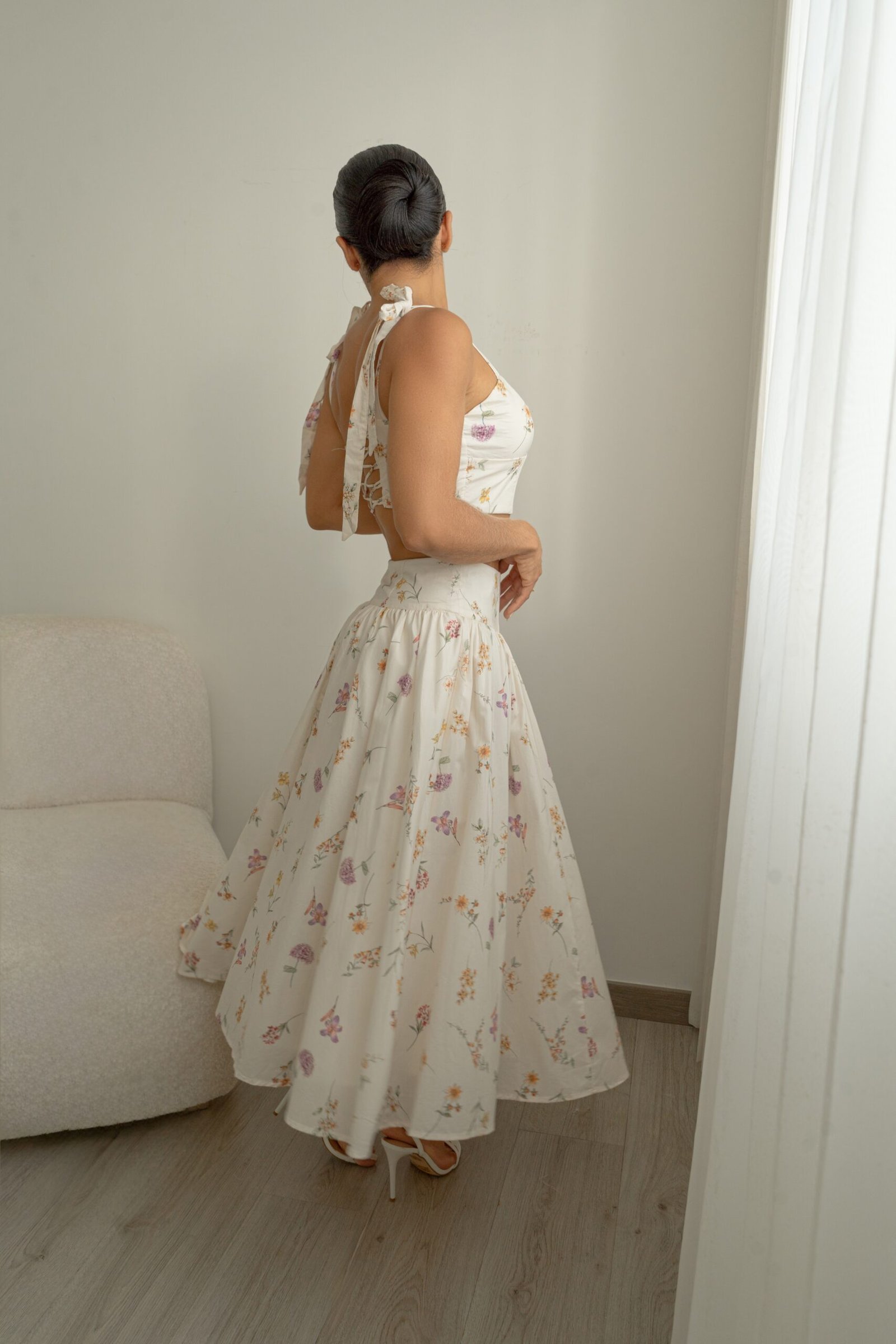 SET FALDA FLORAL REF:80726