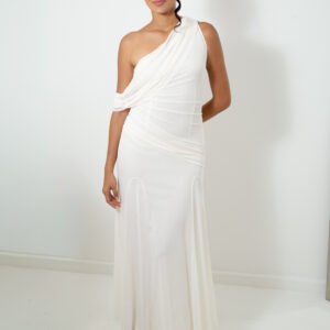 VESTIDO MESH CREMA REF:5127