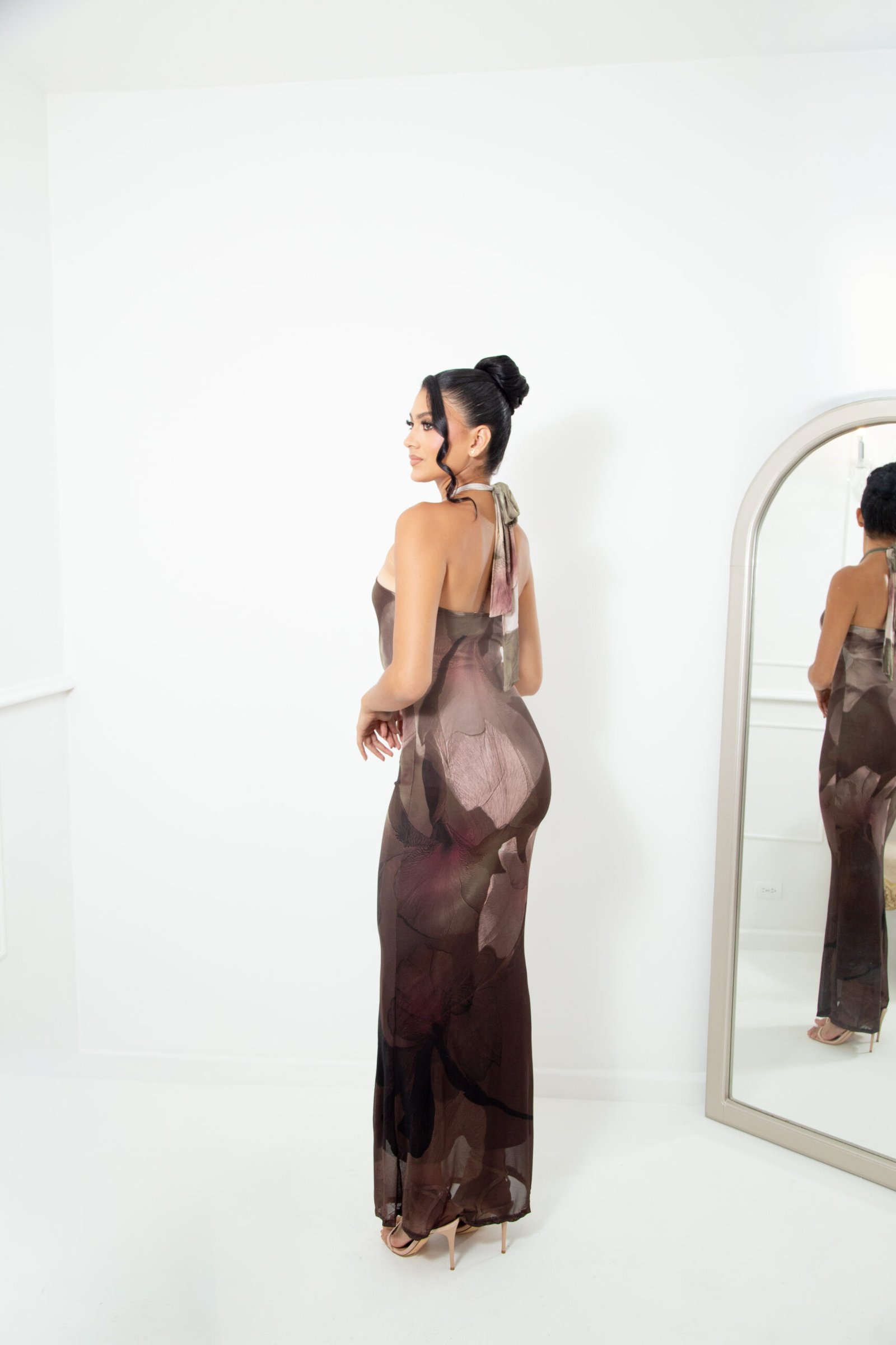 VESTIDO MESH ESTAMPADO REF:4091 - Imagen 2
