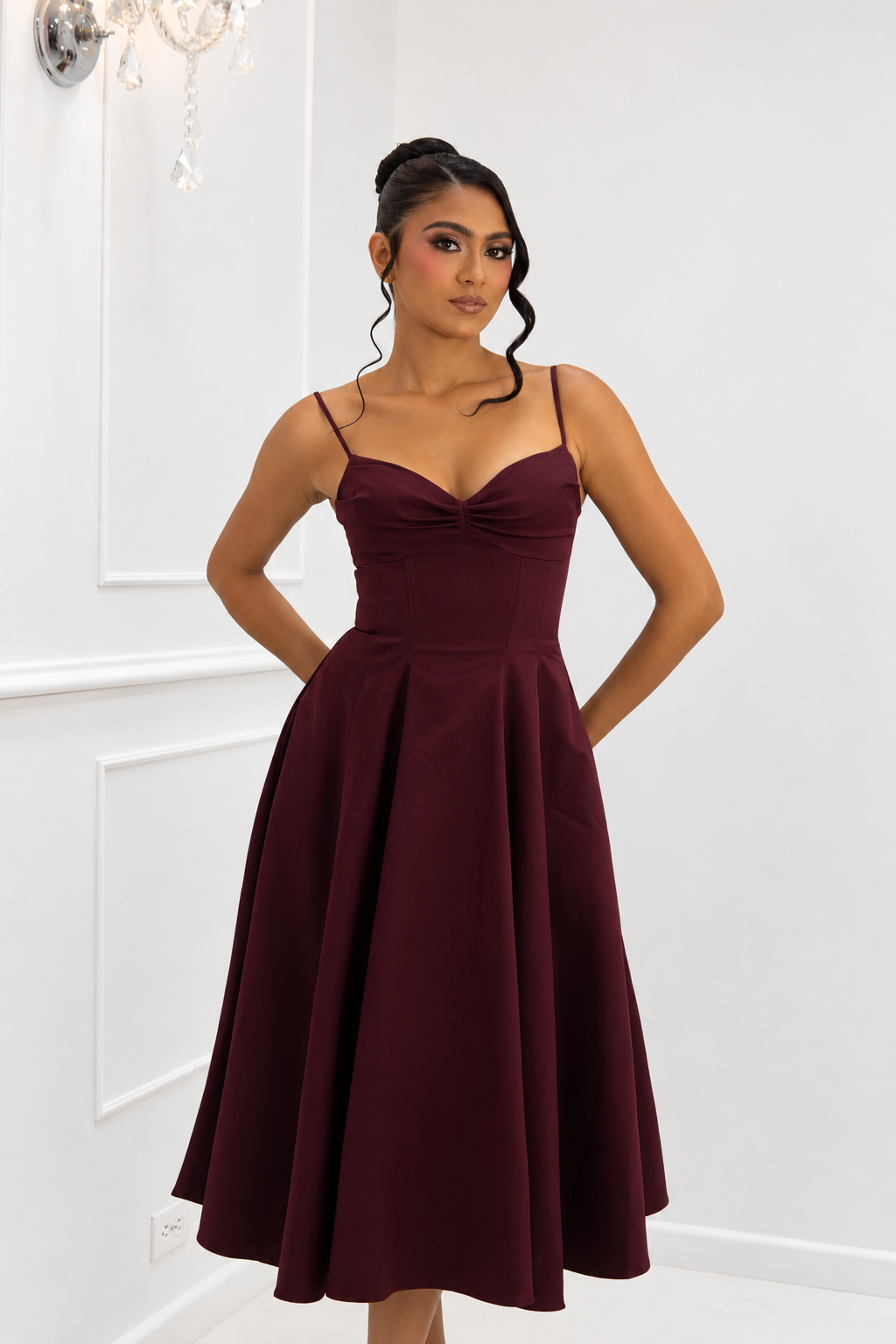 VESTIDO VINO REF:1995