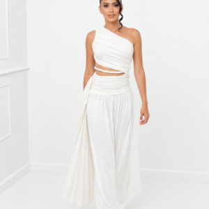 VESTIDO BLANCO TRENZA  REF:3304